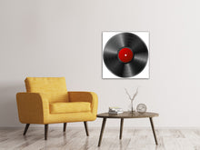 Laden Sie das Bild in den Galerie-Viewer, Leinwandbild Retro Schallplatte