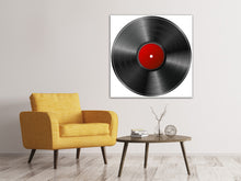 Laden Sie das Bild in den Galerie-Viewer, Leinwandbild Retro Schallplatte