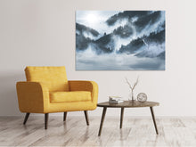 Laden Sie das Bild in den Galerie-Viewer, Leinwandbild Der Wolf in den Wäldern