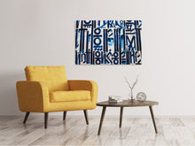 Laden Sie das Bild in den Galerie-Viewer, Leinwandbild Die Zeichen an der Wand