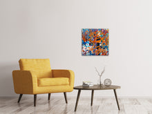 Laden Sie das Bild in den Galerie-Viewer, Leinwandbild Graffiti Ufos