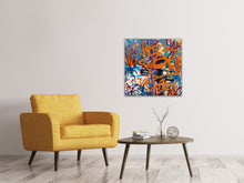 Laden Sie das Bild in den Galerie-Viewer, Leinwandbild Graffiti Ufos