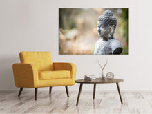Laden Sie das Bild in den Galerie-Viewer, Leinwandbild Buddha aus Stein