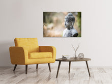 Laden Sie das Bild in den Galerie-Viewer, Leinwandbild Buddha aus Stein