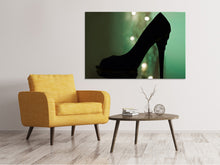 Laden Sie das Bild in den Galerie-Viewer, Leinwandbild Schwarzer High Heel