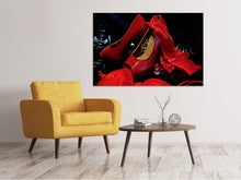 Laden Sie das Bild in den Galerie-Viewer, Leinwandbild Rote High Heels