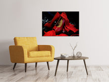Laden Sie das Bild in den Galerie-Viewer, Leinwandbild Rote High Heels