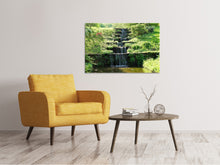Laden Sie das Bild in den Galerie-Viewer, Leinwandbild Design Wasserfall