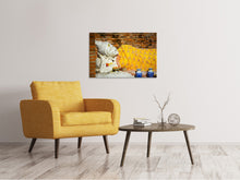 Laden Sie das Bild in den Galerie-Viewer, Leinwandbild Ein Buddha in Thailand
