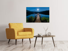 Laden Sie das Bild in den Galerie-Viewer, Leinwandbild Eine Nacht bei Vollmond