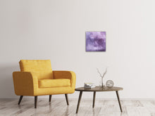 Laden Sie das Bild in den Galerie-Viewer, Leinwandbild Aquarell in lila