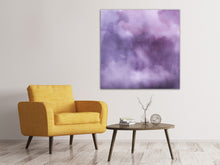 Laden Sie das Bild in den Galerie-Viewer, Leinwandbild Aquarell in lila