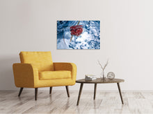 Laden Sie das Bild in den Galerie-Viewer, Leinwandbild Himbeere im Wasser