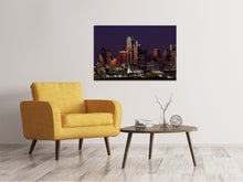 Laden Sie das Bild in den Galerie-Viewer, Leinwandbild Nachts in Dallas