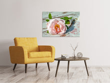 Laden Sie das Bild in den Galerie-Viewer, Leinwandbild Wildrose in rosa