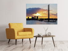 Laden Sie das Bild in den Galerie-Viewer, Leinwandbild Die Rheinbrücke