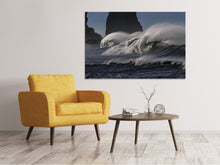 Laden Sie das Bild in den Galerie-Viewer, Leinwandbild Faszinierende Wellen