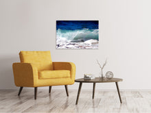 Laden Sie das Bild in den Galerie-Viewer, Leinwandbild Kraftvolle Brandung