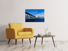 Laden Sie das Bild in den Galerie-Viewer, Leinwandbild Brooklyn Brücke bei Sonnenschein