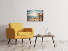 Laden Sie das Bild in den Galerie-Viewer, Leinwandbild Rettungsschwimmer