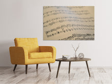 Laden Sie das Bild in den Galerie-Viewer, Leinwandbild Die Musiknoten