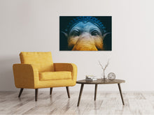 Laden Sie das Bild in den Galerie-Viewer, Leinwandbild Close up Ganesha