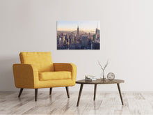 Laden Sie das Bild in den Galerie-Viewer, Leinwandbild New York bei Sonnenaufgang