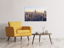Laden Sie das Bild in den Galerie-Viewer, Leinwandbild New York bei Sonnenaufgang