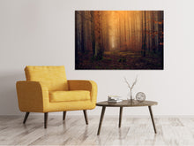 Laden Sie das Bild in den Galerie-Viewer, Leinwandbild Geheimnisvoller Wald