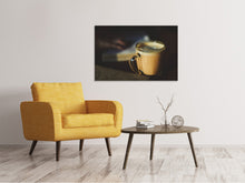 Laden Sie das Bild in den Galerie-Viewer, Leinwandbild Milch-Kaffee