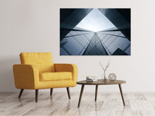 Laden Sie das Bild in den Galerie-Viewer, Leinwandbild Architektur aus Glas