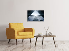 Laden Sie das Bild in den Galerie-Viewer, Leinwandbild Architektur aus Glas