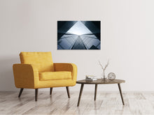 Laden Sie das Bild in den Galerie-Viewer, Leinwandbild Architektur aus Glas