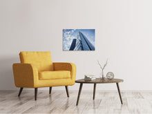 Laden Sie das Bild in den Galerie-Viewer, Leinwandbild Glas Gebäude
