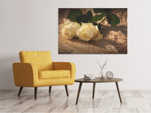 Laden Sie das Bild in den Galerie-Viewer, Leinwandbild Die Reinheit der Rosen