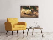 Laden Sie das Bild in den Galerie-Viewer, Leinwandbild Die Reinheit der Rosen