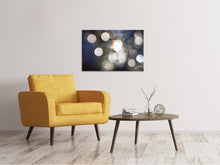 Laden Sie das Bild in den Galerie-Viewer, Leinwandbild Abstrakte Lichterpunkte