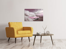 Laden Sie das Bild in den Galerie-Viewer, Leinwandbild Oldtimer im Wüstensand