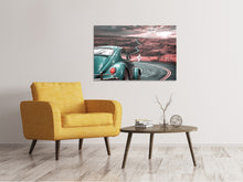 Laden Sie das Bild in den Galerie-Viewer, Leinwandbild Mit dem Oldtimer unterwegs