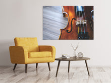 Laden Sie das Bild in den Galerie-Viewer, Leinwandbild Close up Violine