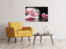 Laden Sie das Bild in den Galerie-Viewer, Leinwandbild Ein Glas Bonbons