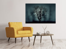Laden Sie das Bild in den Galerie-Viewer, Leinwandbild Der Baum in Dunkelheit