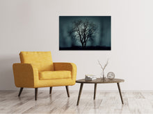 Laden Sie das Bild in den Galerie-Viewer, Leinwandbild Der Baum in Dunkelheit