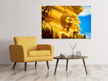 Laden Sie das Bild in den Galerie-Viewer, Leinwandbild Die goldenen Buddhas