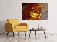 Laden Sie das Bild in den Galerie-Viewer, Leinwandbild Close up Buddha