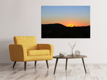 Laden Sie das Bild in den Galerie-Viewer, Leinwandbild Sonnenuntergang in Afrika
