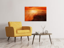 Laden Sie das Bild in den Galerie-Viewer, Leinwandbild Farbenprächtige Landschaft