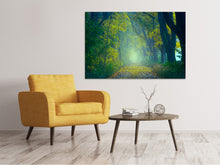 Laden Sie das Bild in den Galerie-Viewer, Leinwandbild Grüner Wald