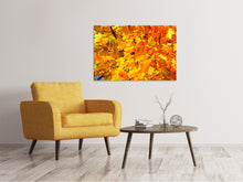 Laden Sie das Bild in den Galerie-Viewer, Leinwandbild Herbst Blätter
