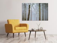 Laden Sie das Bild in den Galerie-Viewer, Leinwandbild Wald im Winter